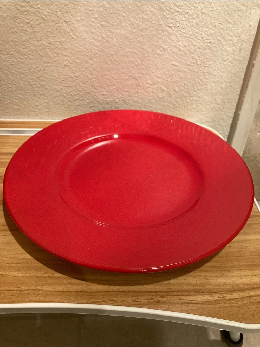 Set Of 2 Pier 1 red 10” serving bowl 13” serving plate platter earthenware dish